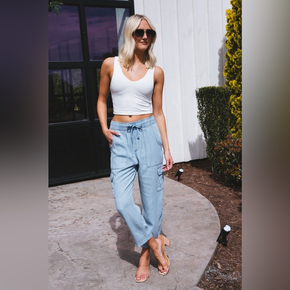 Velvet Heart Lunay Cargo Pants Tencel Waist 34